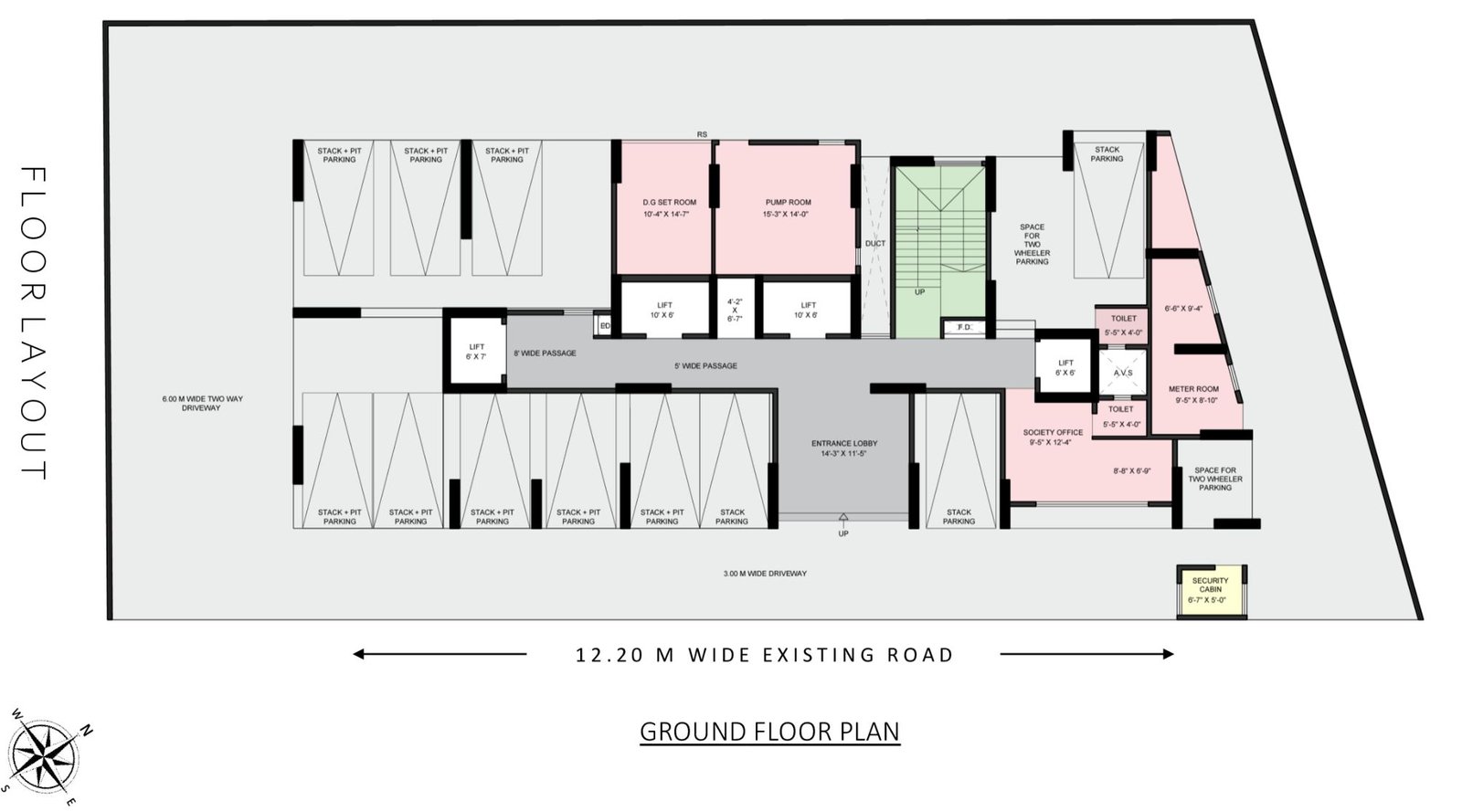Shree-90-Nirvaana-Typical-Floor-Plan-Ground-Floor