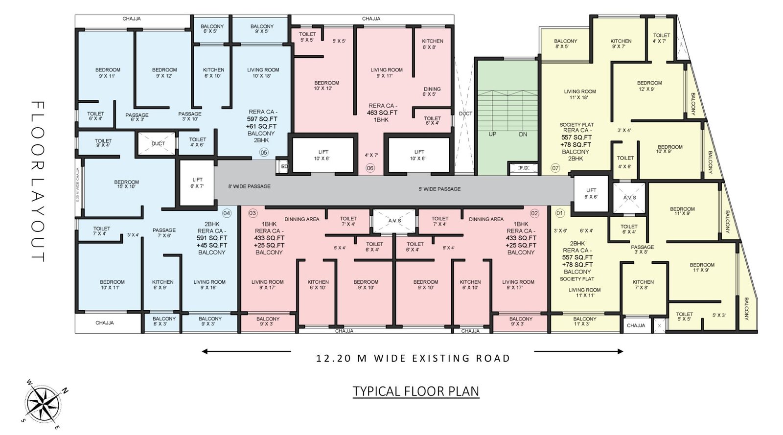 Shree-90-Nirvaana-Typical-Floor-Plan